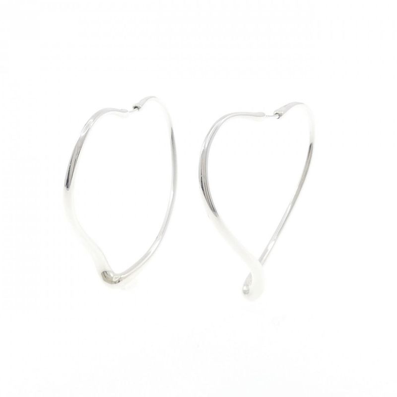 Tiffany & Co Open Heart Hoop Earrings