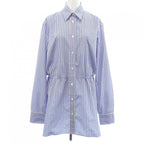 Prada Striped Poplin Shirt Blue Red