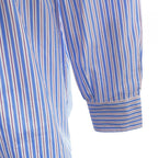 Prada Striped Poplin Shirt Blue Red