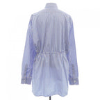 Prada Striped Poplin Shirt Blue Red