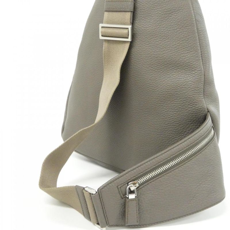 Prada Shoulder Bag Silver Bambu