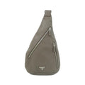 Prada Shoulder Bag Silver Bambu