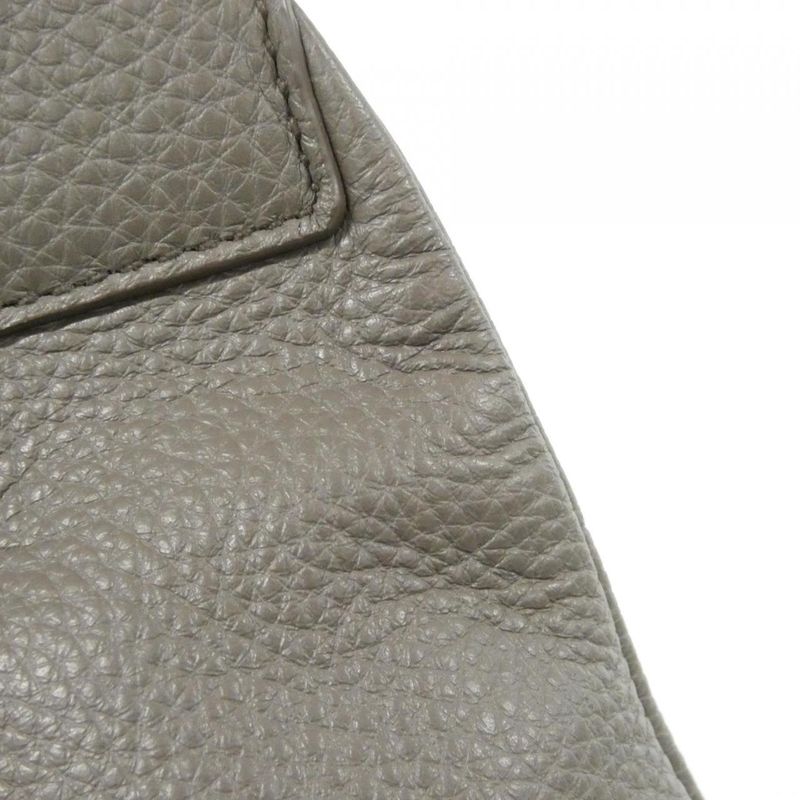 Prada Shoulder Bag Silver Bambu