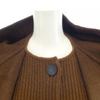 Hermes Look12 Knit Details 3h0142db Double Face Coat