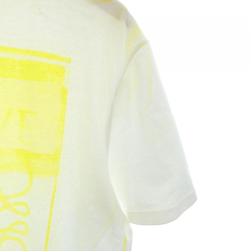 Loewe T-Shirt White XS Yellow