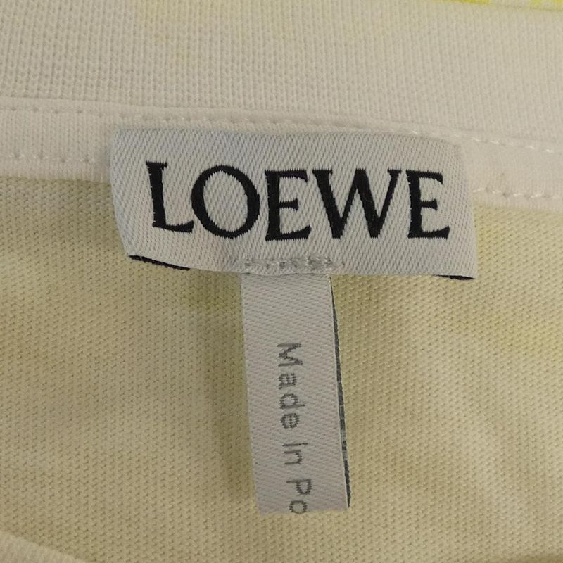 Loewe T-Shirt White XS Yellow