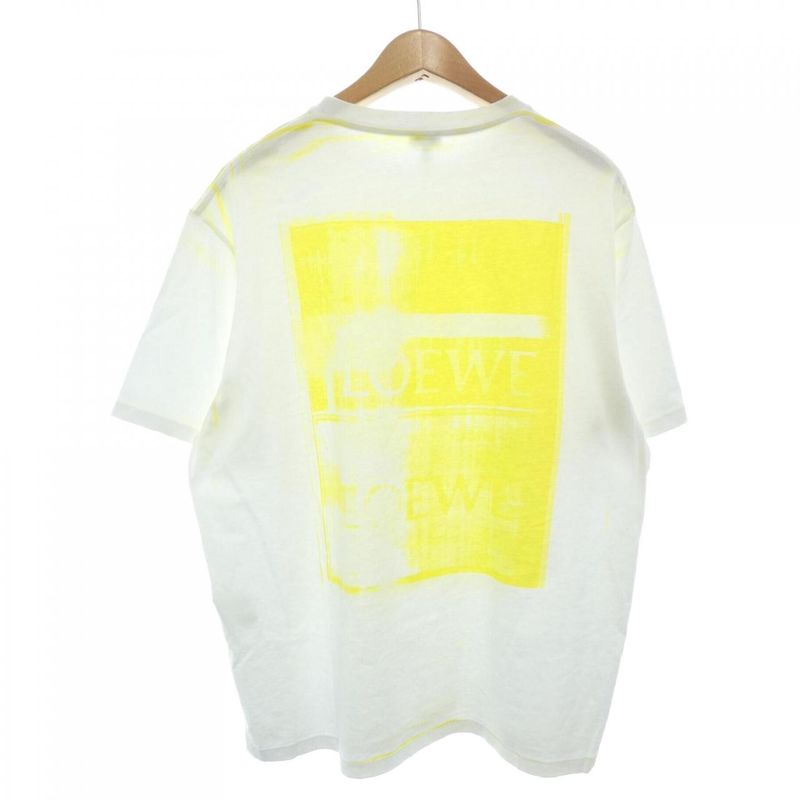 Loewe T-Shirt White XS Yellow