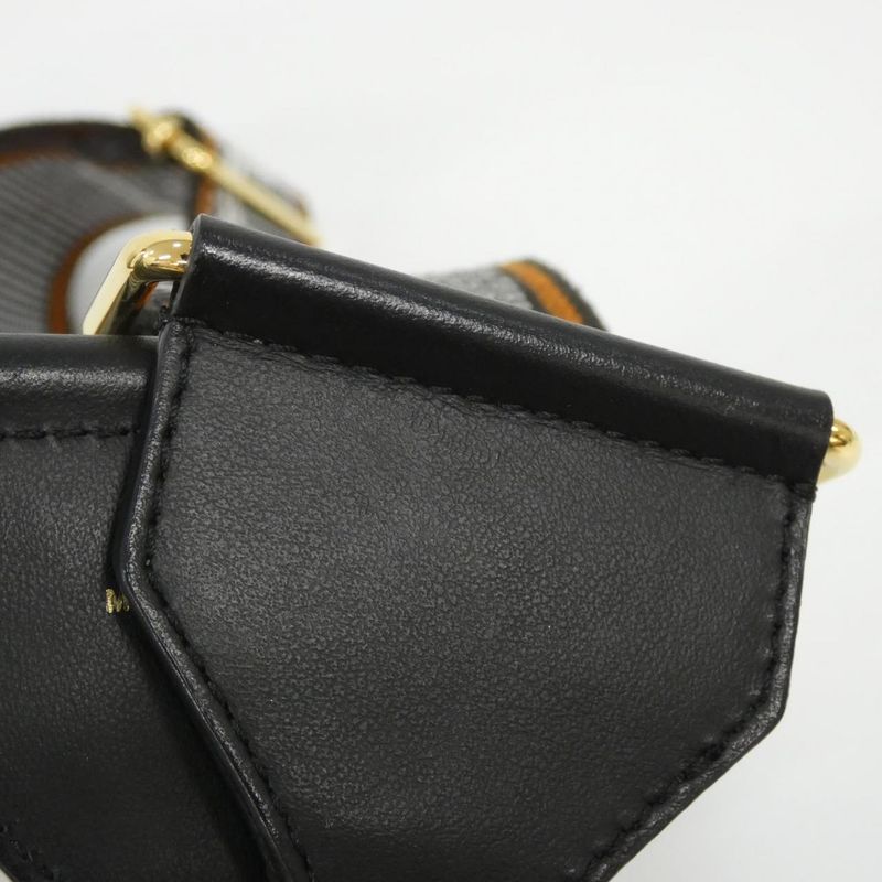 Fendi Strap Acwp Canvas Black Handbag