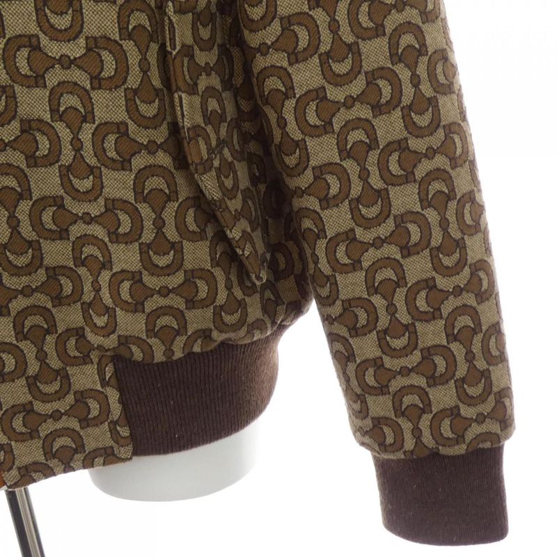 Gucci Horsebit Jaquard Wool Jacket 694157 Z8ay1 Blouson Jacket