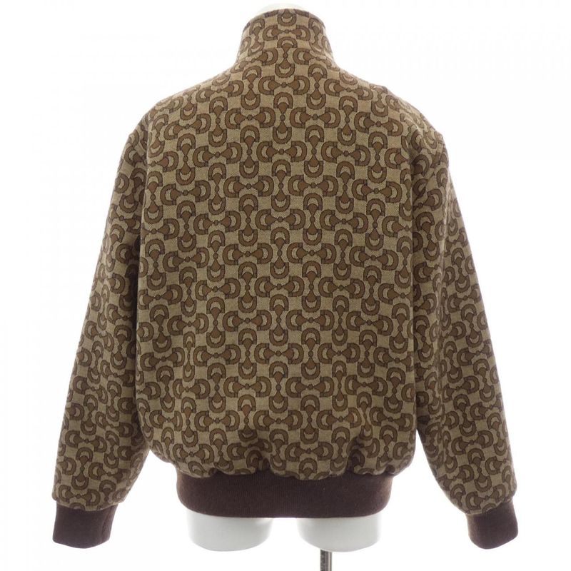 Gucci Horsebit Jaquard Wool Jacket 694157 Z8ay1 Blouson Jacket