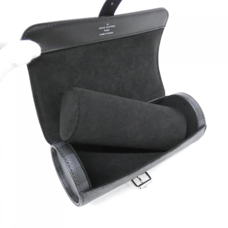 Louis Vuitton Damier Graphite Etuit 3 Montres N41137 Watch Case