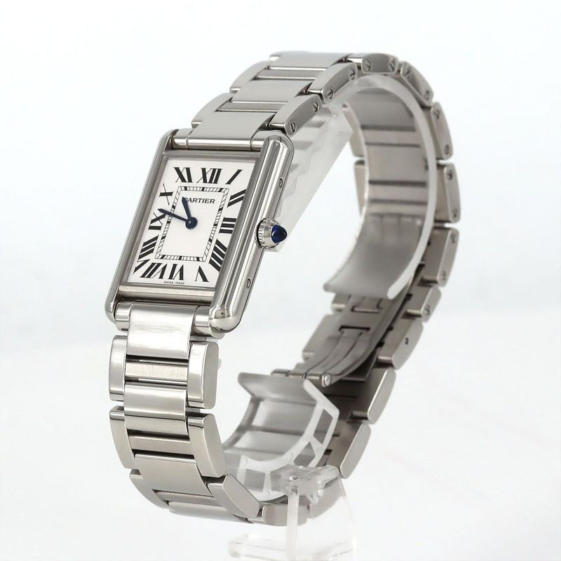 Cartier Tank Mast LM Wsta0052 SS Quartz