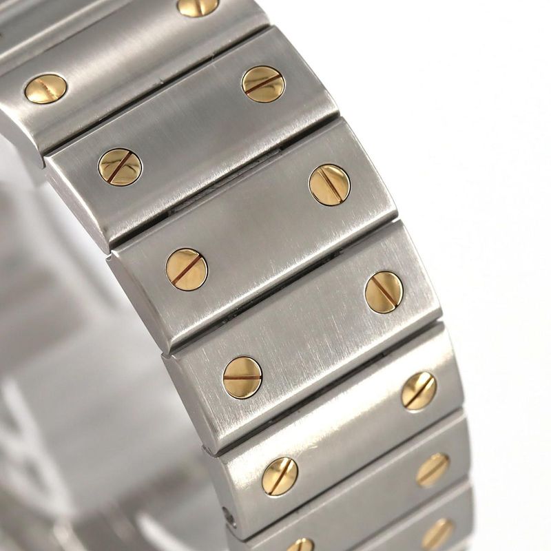 Cartier Santos Galbe LM Combi W20011c4 Ssxyg Quartz