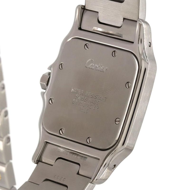 Cartier Santos Galbe LM Combi W20011c4 Ssxyg Quartz