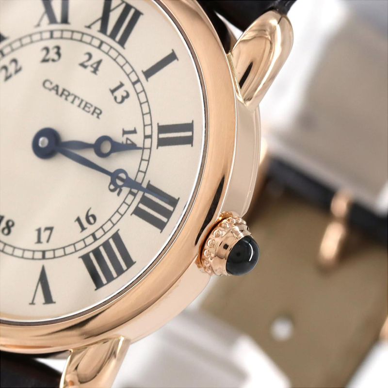 Cartier Ronde LC PG W6800151 Pg-rg Quartz