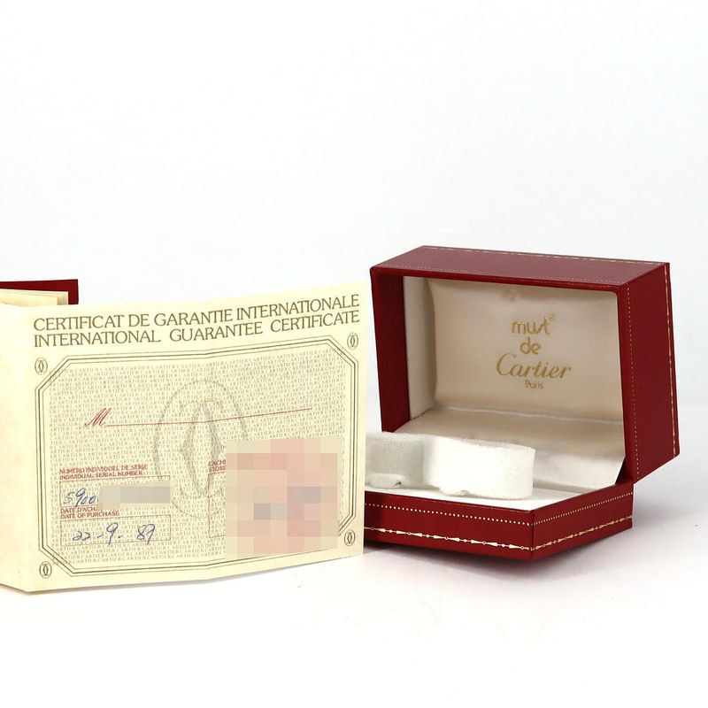 Cartier Must Colise SM GP W1000653 GP Quartz