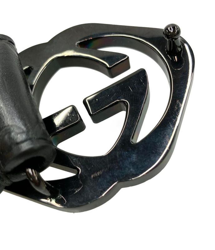 Gucci Belt Guccissima Interlocking G 114984 525040 11546 Men's Gucci