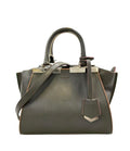 Fendi 2-Way Shoulder Bag Crossbody Petit Grey