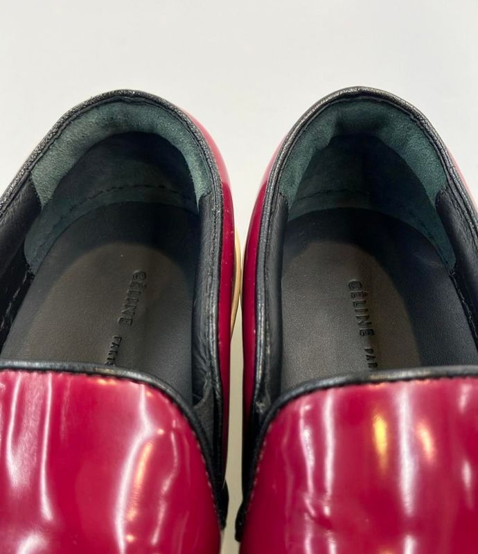 Celine Slip on 36 Flat Red