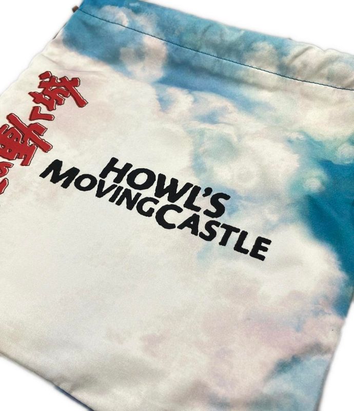 Loewe Drawstring Pouch Studio Ghibli Howl's Moving Castle Blue