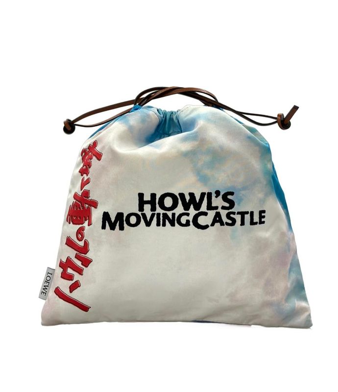 Loewe Drawstring Pouch Studio Ghibli Howl's Moving Castle Blue
