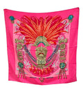 Hermes Scarf Silk Carre 90 Mexique Pink