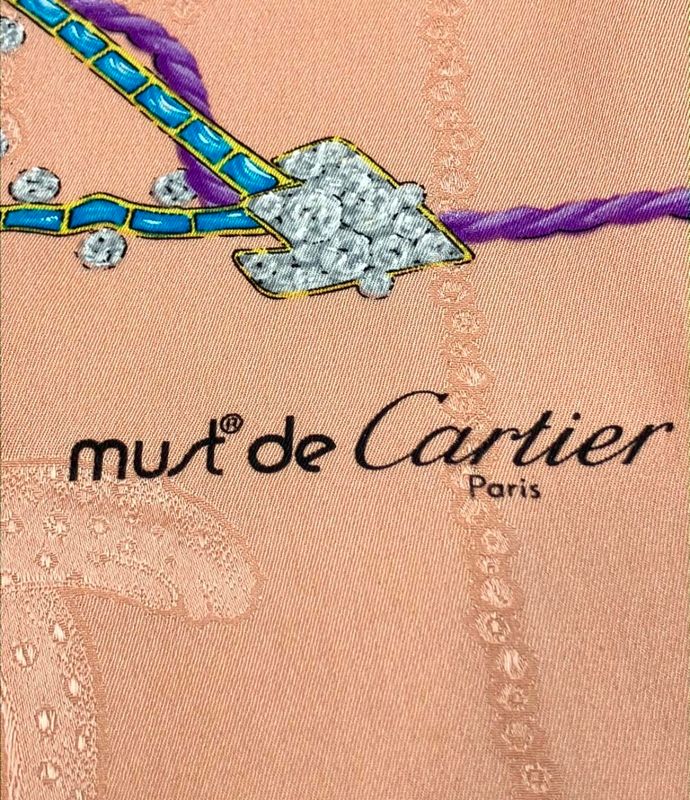 Cartier Scarf Silk Must de Cartier Pink