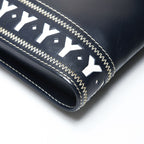 Saint Laurent Yves Shoulder Bag YSL Cut Logo Leather — view 6
