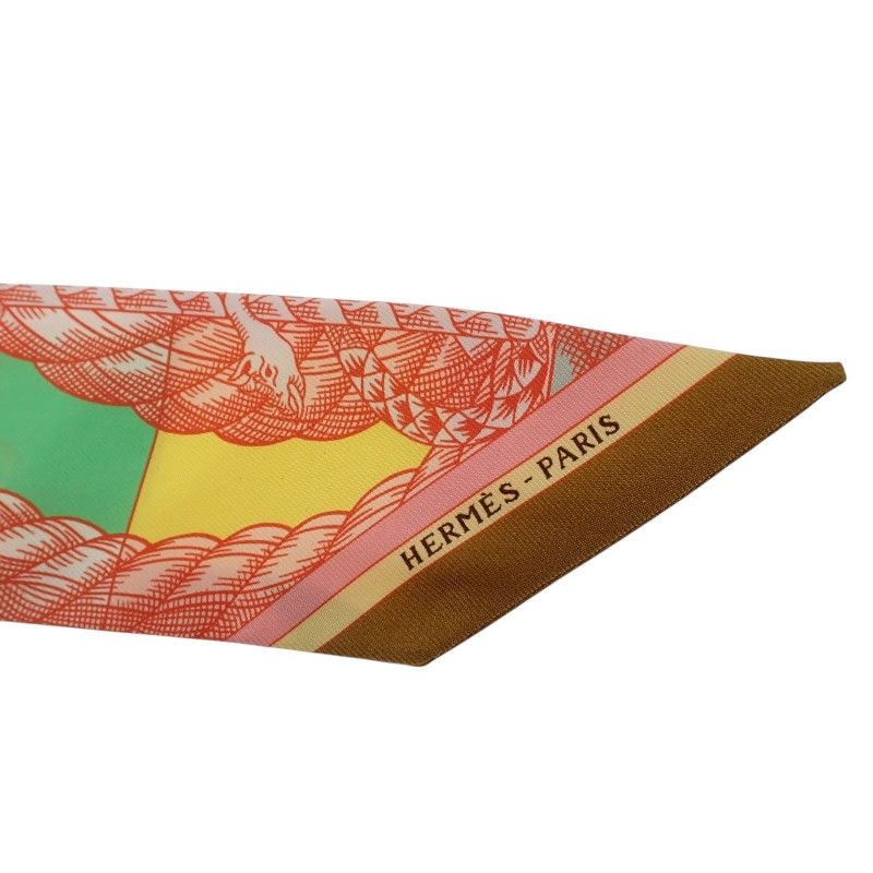 Hermes Cavalleria D Etriers Knight's Armor Scarf Silk Multi