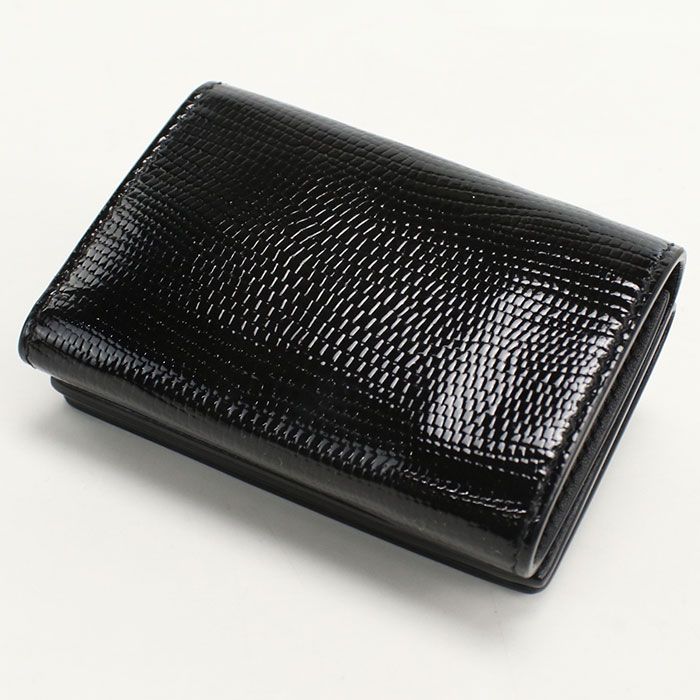 Saint Laurent Trifold Wallet Patent Leather