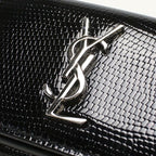 Saint Laurent Trifold Wallet Patent Leather