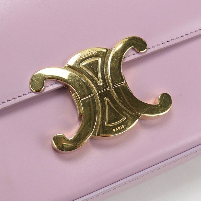 Celine Triomphe Shoulder Bag Calfskin