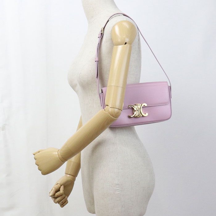 Celine Triomphe Shoulder Bag Calfskin
