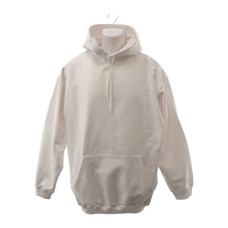 Balenciaga Oversize Hoodie M Cotton White