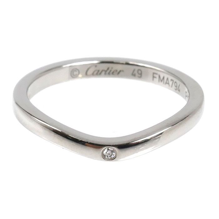 Cartier Ballerina Curve Wedding Diamond Ring