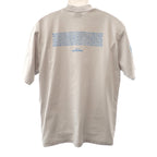 Balenciaga Wfp Logo T-Shirt XS Short Sleeve Cotton Gray