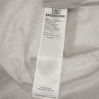 Balenciaga Wfp Logo T-Shirt XS Short Sleeve Cotton Gray