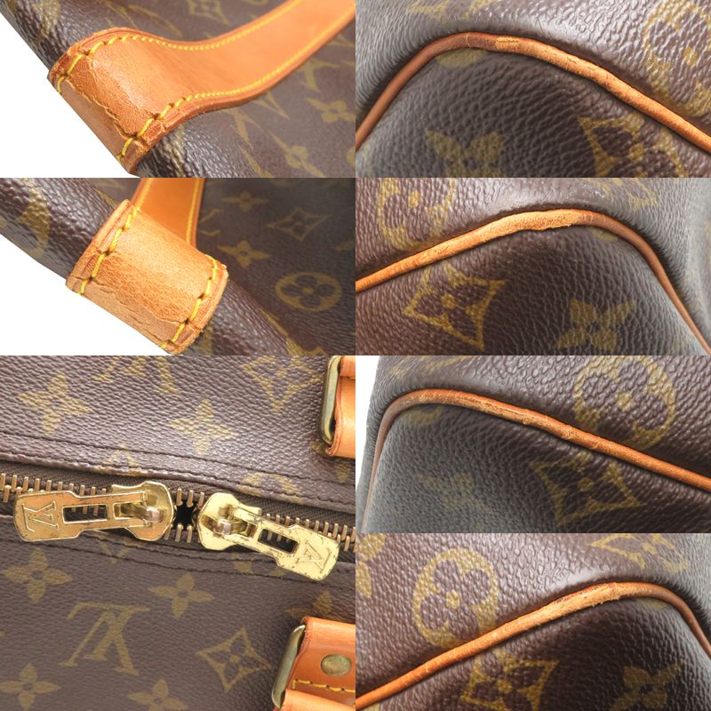 Louis Vuitton Boston Bag Leather Brown