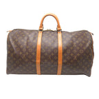 Louis Vuitton Boston Bag Leather Brown