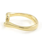 Tiffany & Co Ring Open Heart 18K Yellow Gold