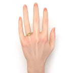 Tiffany & Co Ring Open Heart 18K Yellow Gold