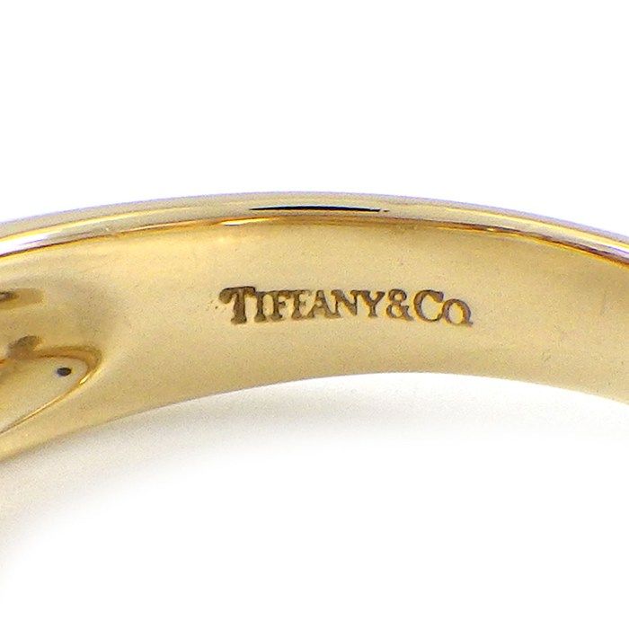 Tiffany & Co Ring Friendship Heart Motif Points Diamond 18K