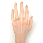 Tiffany & Co Ring Friendship Heart Motif Points Diamond 18K
