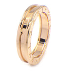 Bvlgari Ring B-zero One XS Band Logo 18K Pink Gold