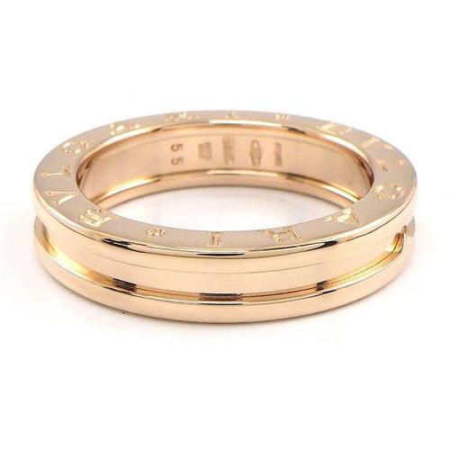 Bvlgari Ring B-zero One XS Band Logo 18K Pink Gold
