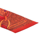 Hermes Selle de Dignitaire Dignitary's Saddle Scarf Silk Orange Red Horse