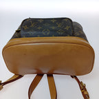 Louis Vuitton Monogram Montsouris Middle Backpack Brown — view 4