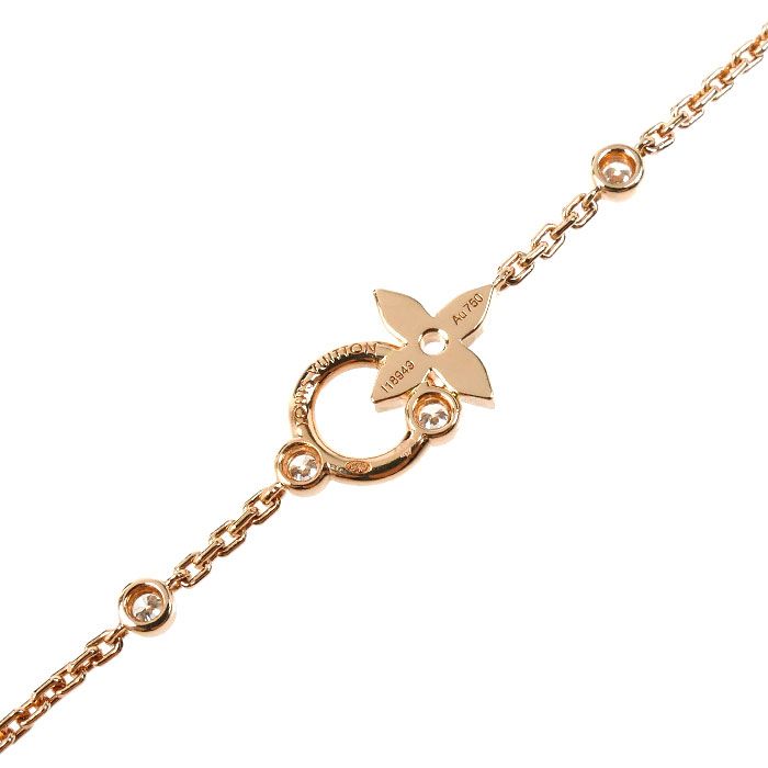 Louis Vuitton 18K Pink Gold Idyll Blossom Bracelet Diamond