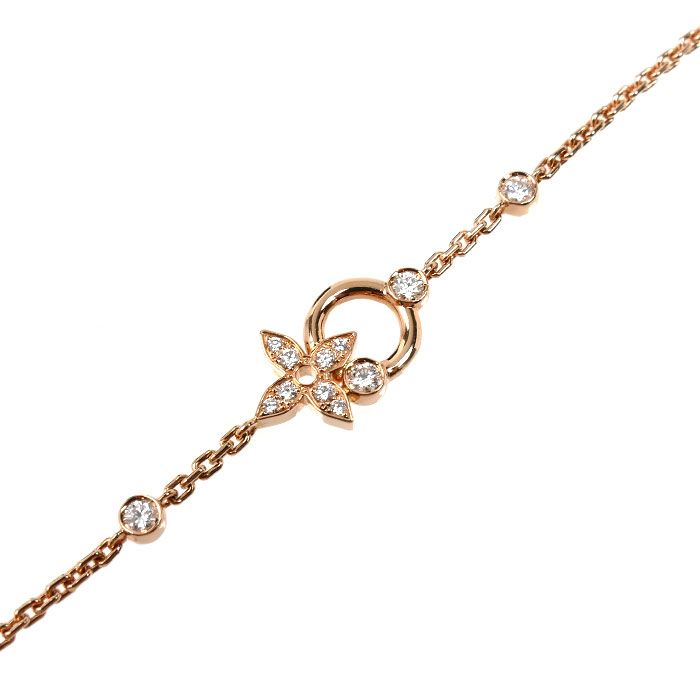 Louis Vuitton 18K Pink Gold Idyll Blossom Bracelet Diamond