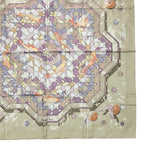 Hermes Scarf Silk Carre 90 Sous les Oranges Under the Orange Tree Beige